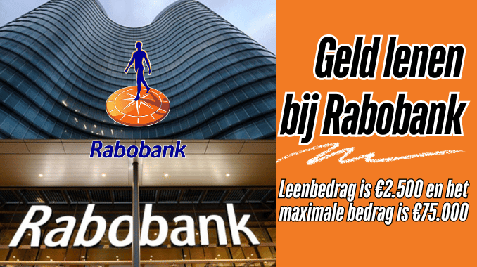 Geld lenen bij Rabobank