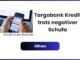 Targobank Kredit trotz negativer Schufa