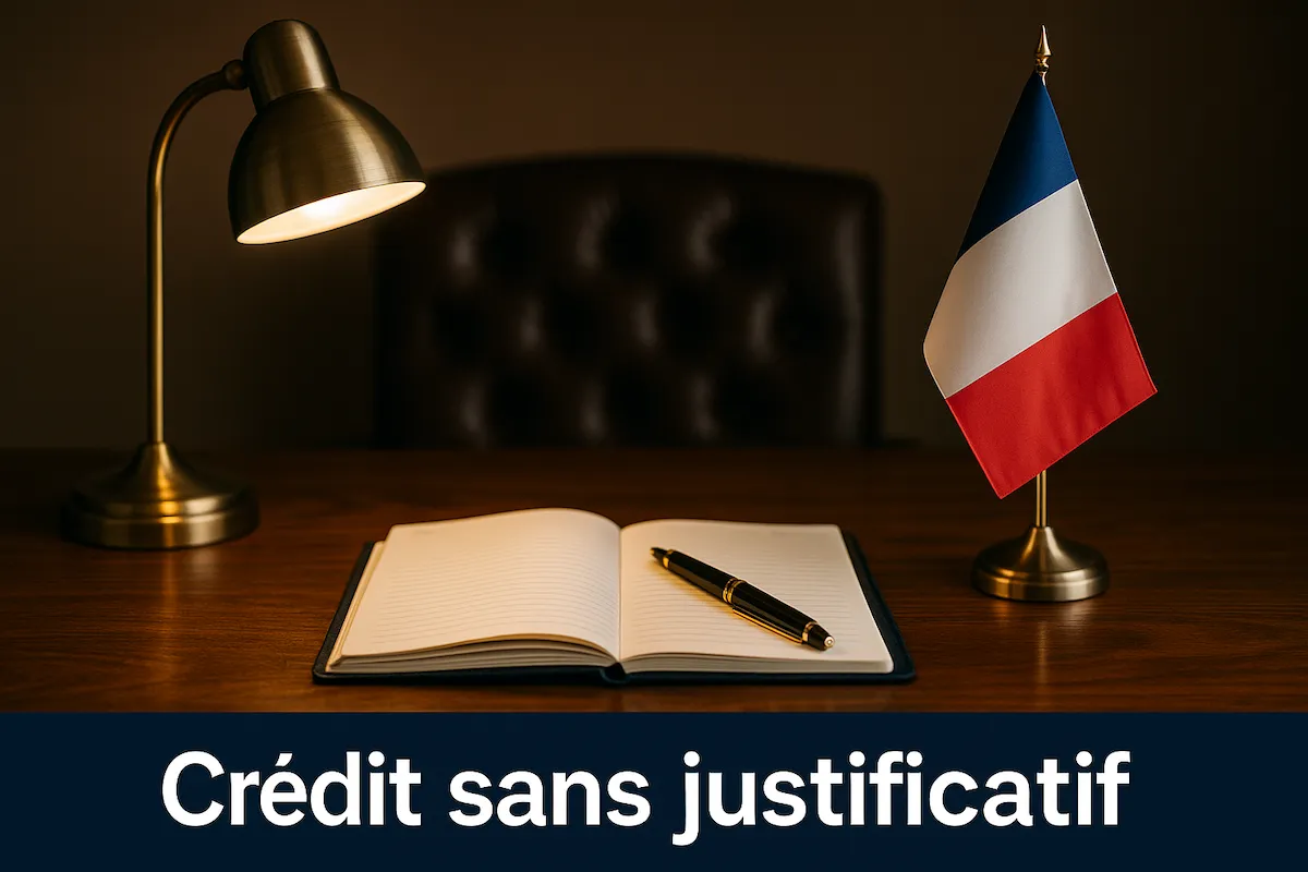 Crédit sans justificatif