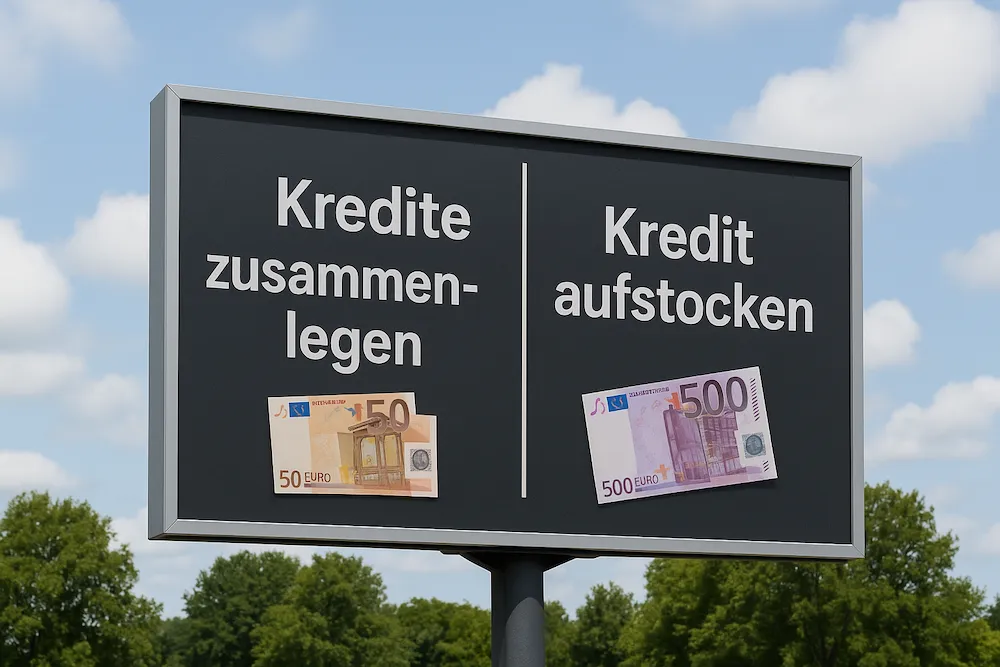 Welcher Unterschied besteht: Kredite zusammenlegen oder aufstocken?